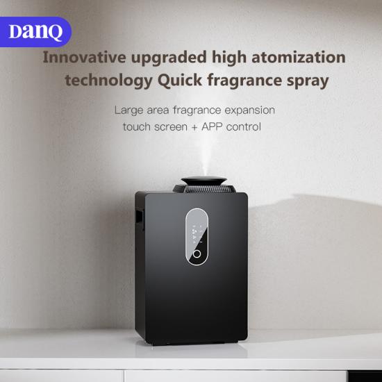 DANQ ناشر روائح معدني للفنادق ونظام HVAC، جهاز ناشر زيت بتحكم عبر التطبيق