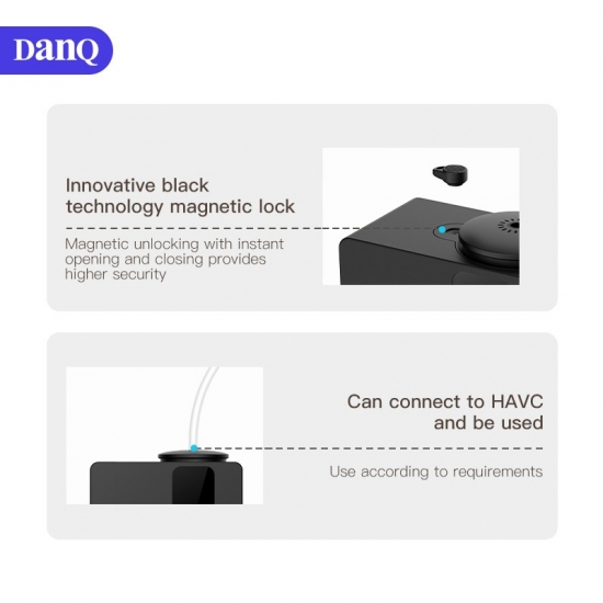 danq ناشر روائح لنظام HVAC بسعة 250 مل، ناشر هواء كهربائي، ناشرات زيت بخور طبيعي، ناشر تجاري